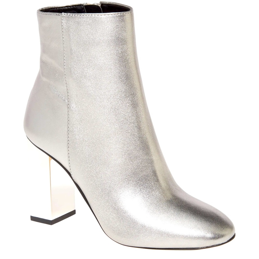 Michael Kors Petra Bootie, Size 6.5- Metallic